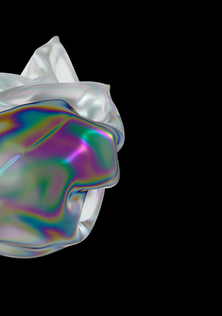 Vertical iridescent study from The Split